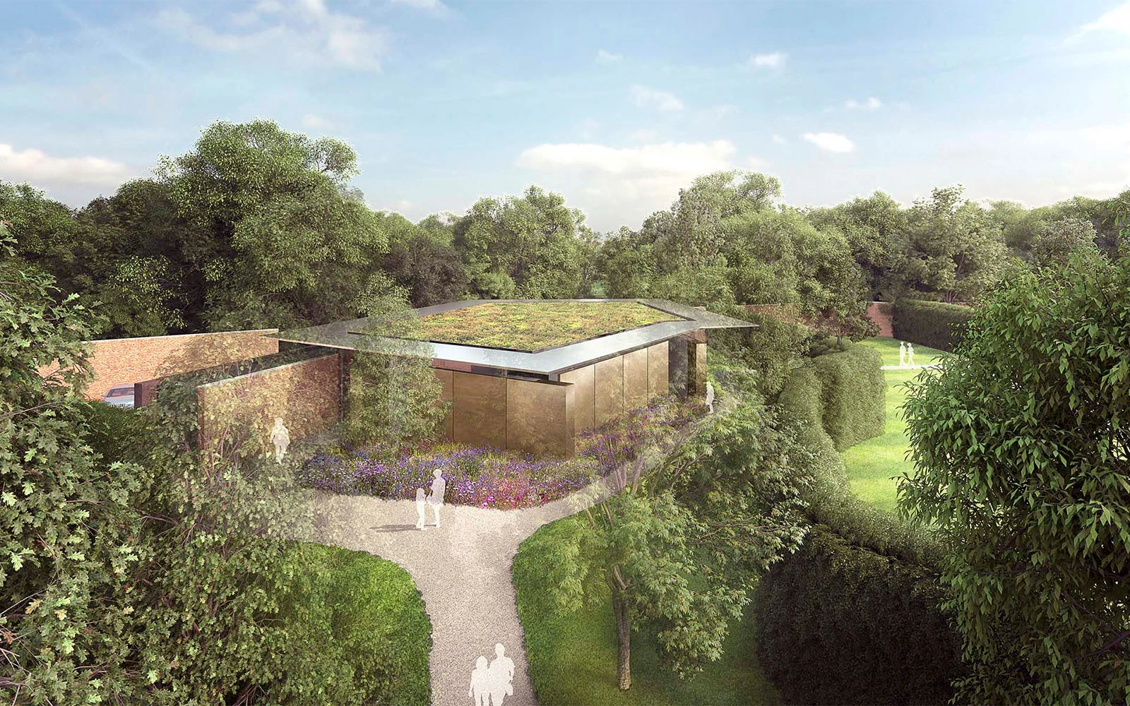 Exterior render of Doddington Art Gallery